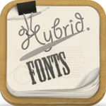 Logo of Hybrid Fonts android Application 