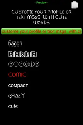 Hybrid Fonts android App screenshot 4