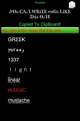 Hybrid Fonts android App screenshot 5